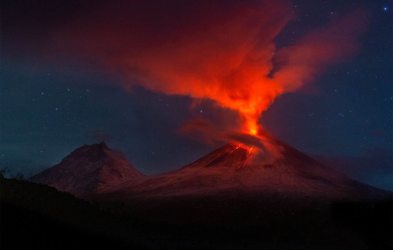  Kluchevskoi volcano. Elena Vereshchaka (CC BY-SA 4.0) 