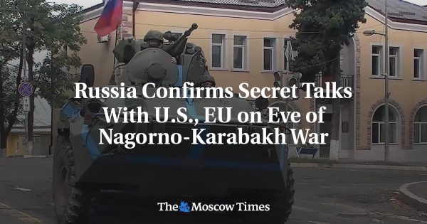 Russia Confirms Secret Talks With U.S