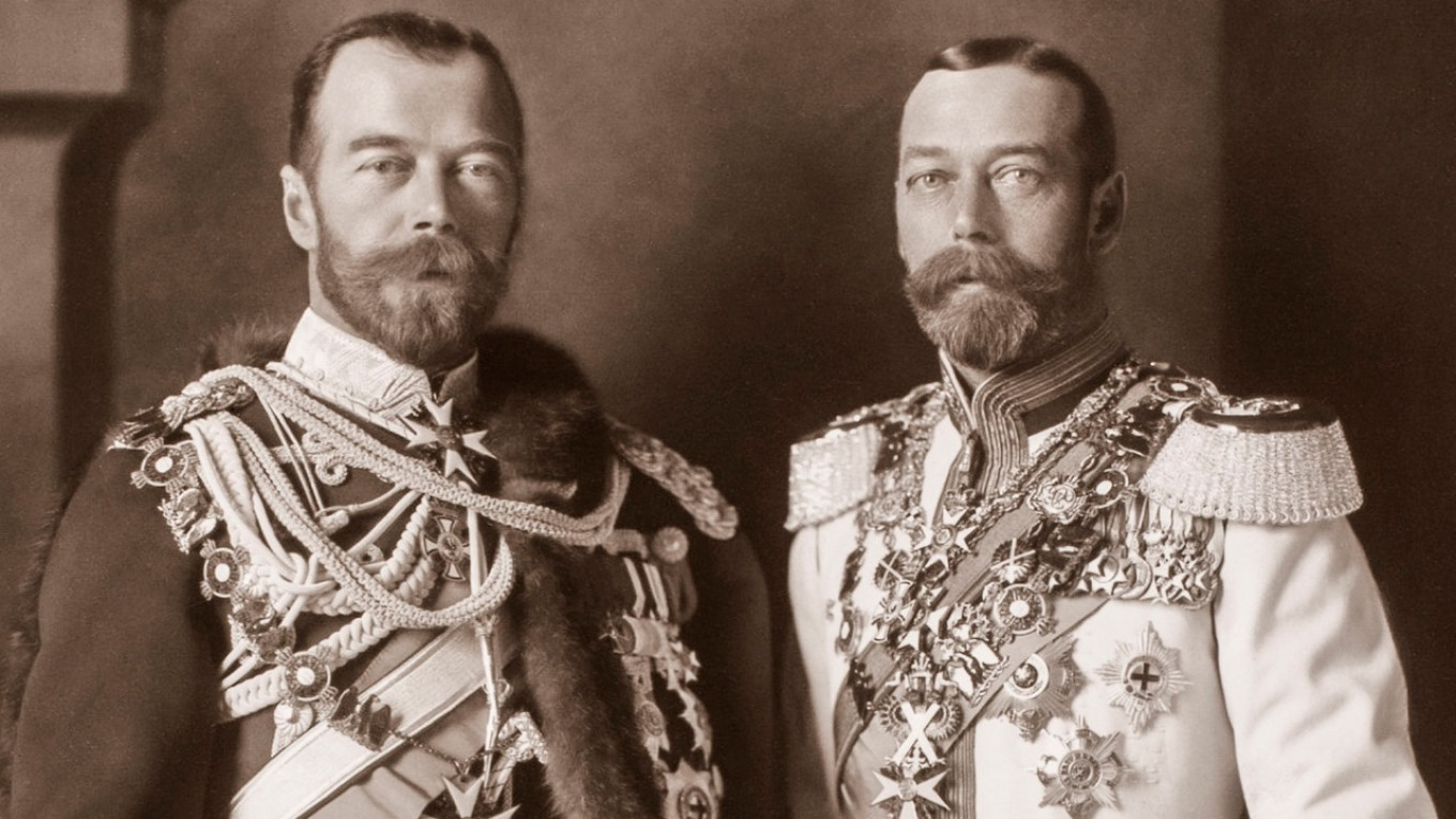  Nicholas II and King George V of Britain. Can you tell them apart? WikiCommons 