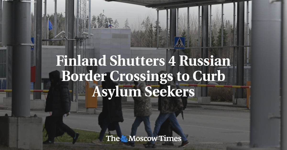 Finland Shutters 4 Russian Border Crossings to Curb Asylum Seekers