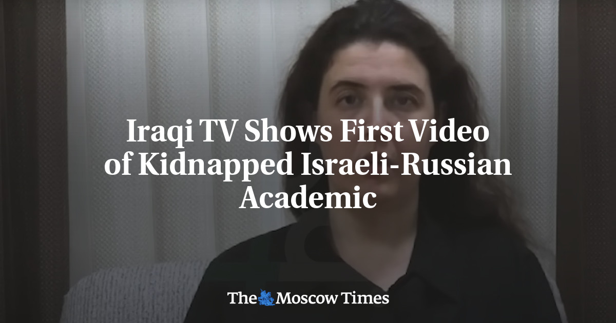 Iraqi TV Shows First Video of Kidnapped Israeli-Russian Academic