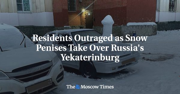 Residents Outraged as Snow Penises Take Over Russia’s Yekaterinburg