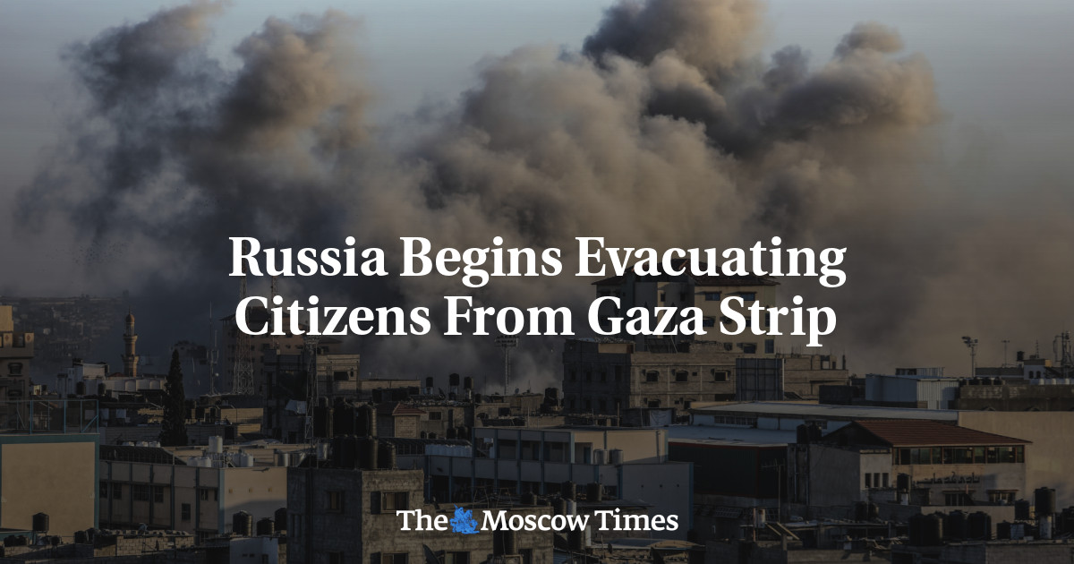Russia Begins Evacuating Citizens From Gaza Strip