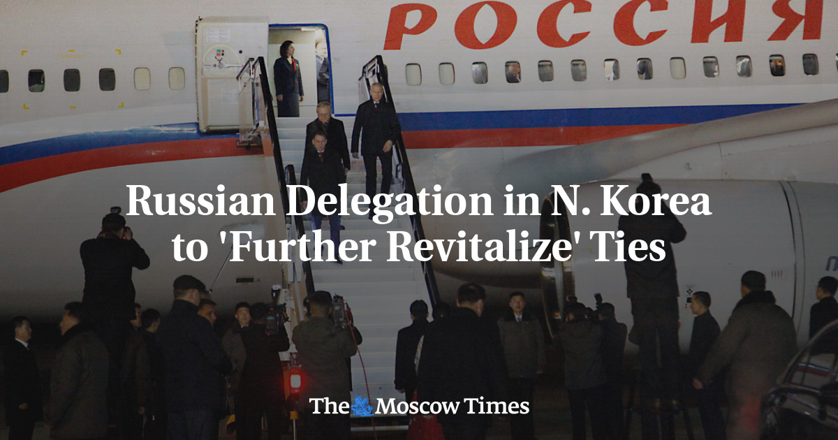 Russian Delegation in N. Korea to ‘Further Revitalize’ Ties