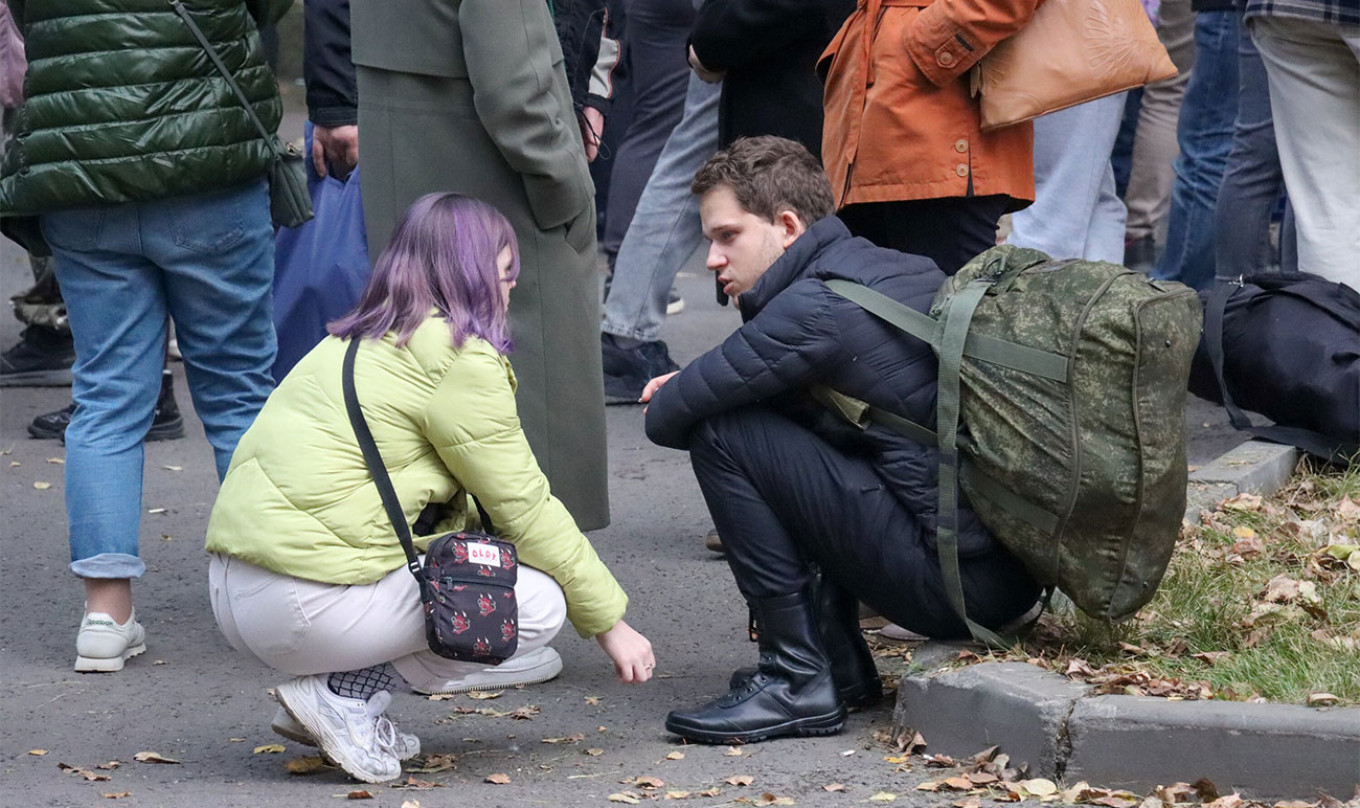  Mobilization of reservists in Moscow. Moskva News Agency 