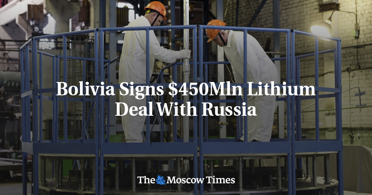 Bolivia Signs $450Mln Lithium Deal With Russia