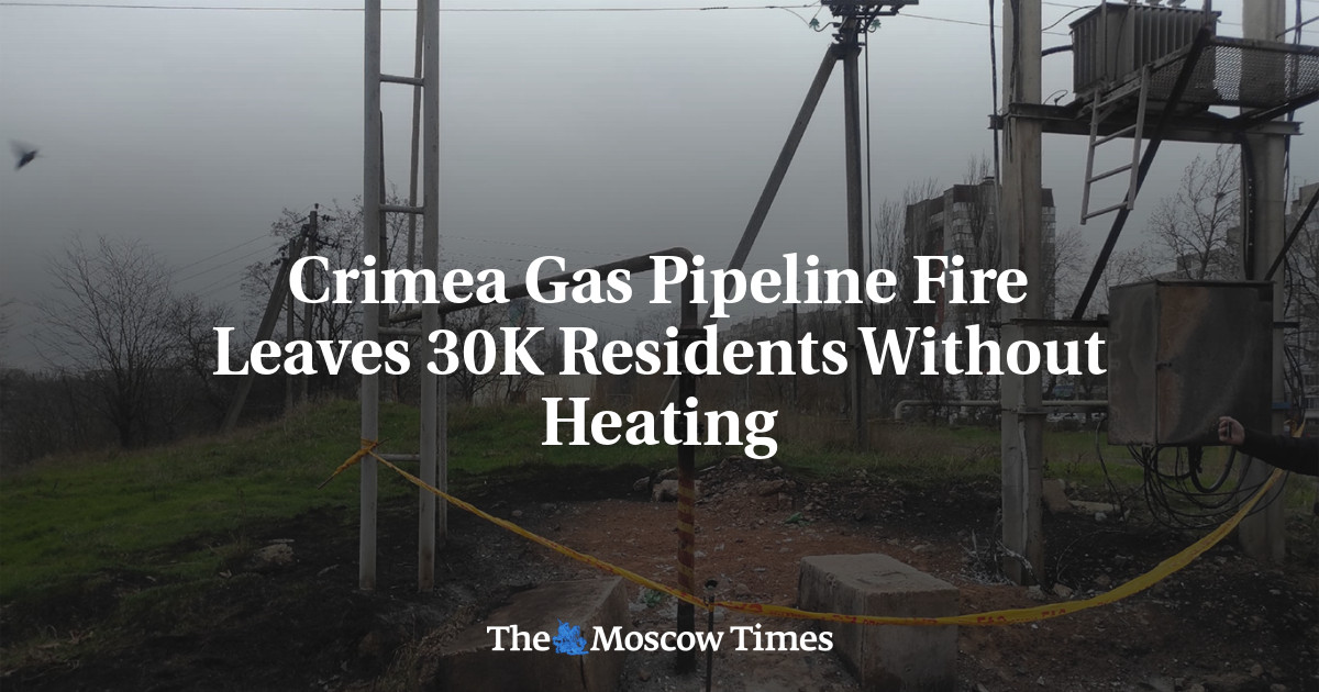Crimea Gas Pipeline Fire Leaves 30K Residents Without Heating
