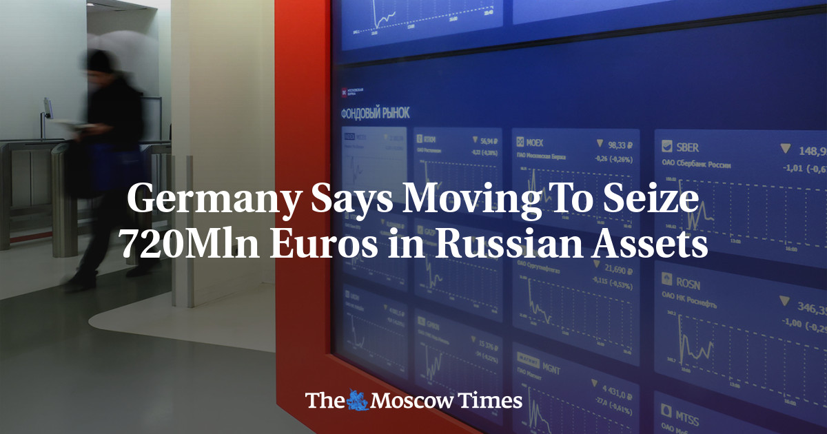 Germany Says Moving To Seize 720Mln Euros in Russian Assets