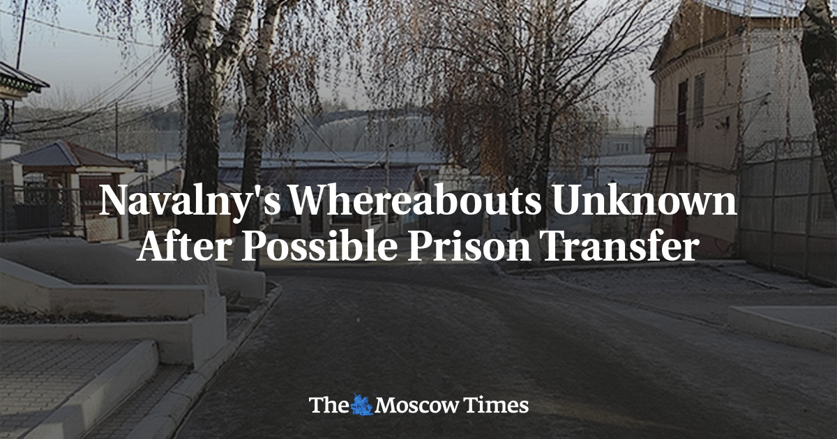 Navalny’s Whereabouts Unknown After Possible Prison Transfer