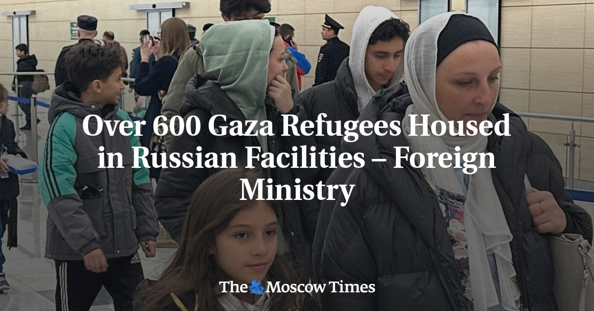 Over 600 Gaza Refugees Housed in Russian Facilities – Foreign Ministry