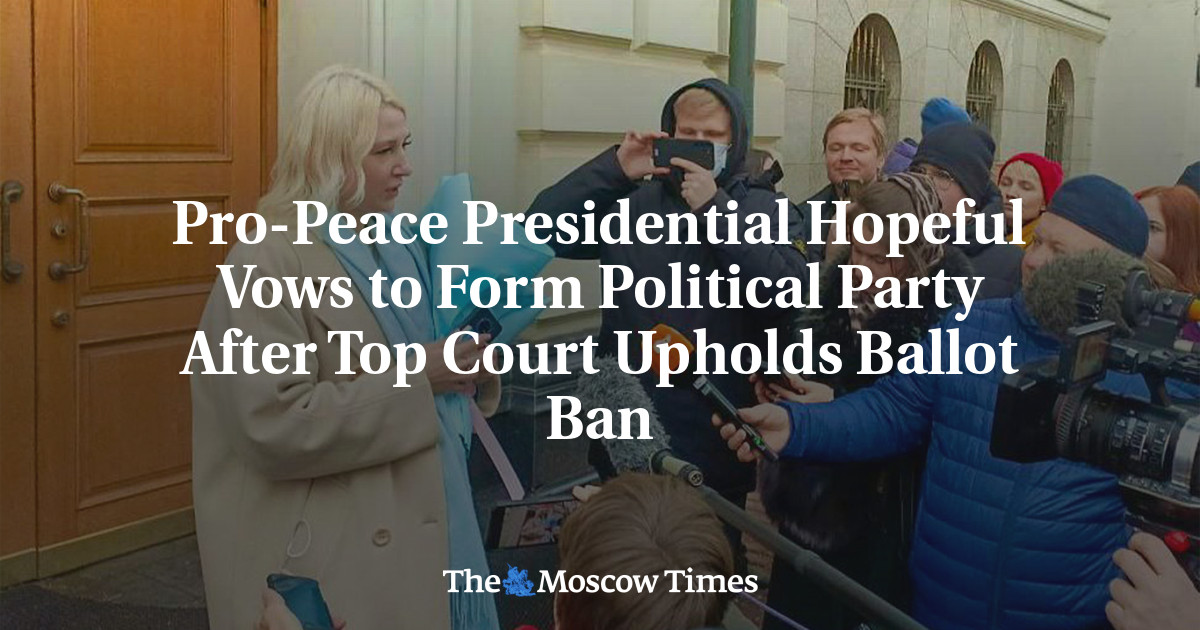 Pro-Peace Presidential Hopeful Vows to Form Political Party After Top Court Upholds Ballot Ban