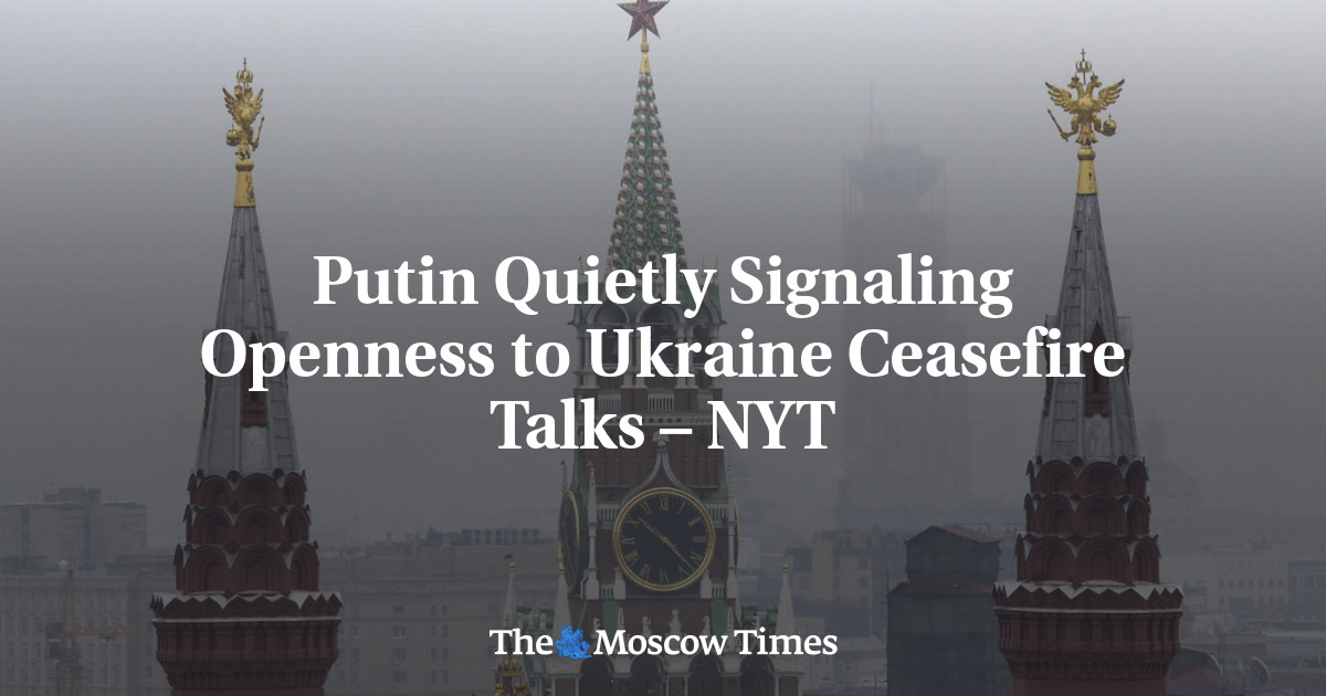 Putin Quietly Signaling Openness to Ukraine Ceasefire Talks – NYT