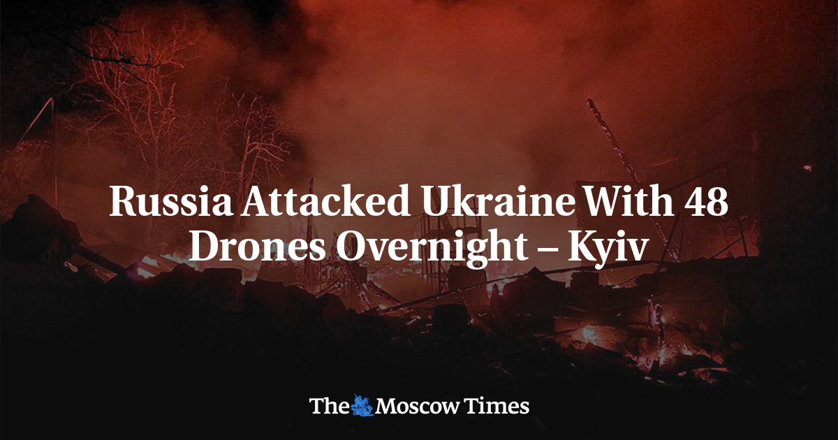 Russia Attacked Ukraine With 48 Drones Overnight – Kyiv
