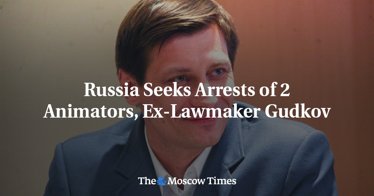 Russia Seeks Arrests of 2 Animators, Ex-Lawmaker Gudkov