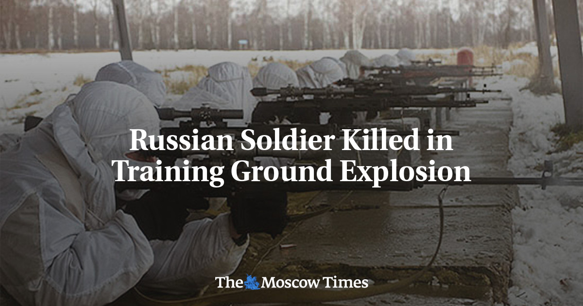 Russian Soldier Killed in Training Ground Explosion