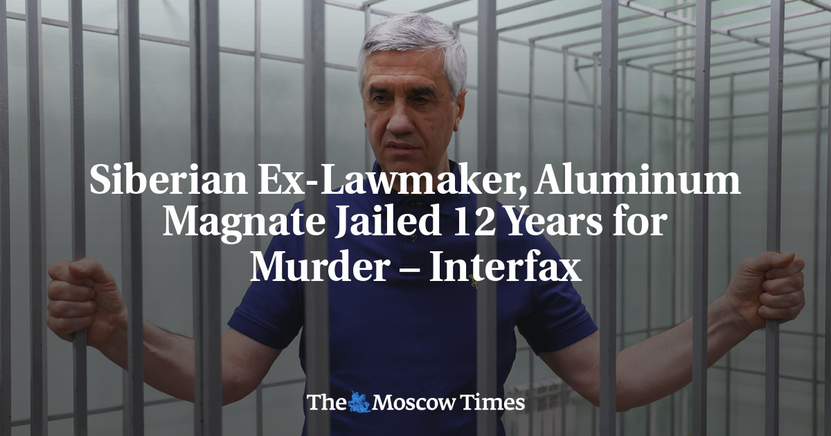 Siberian Ex-Lawmaker, Aluminum Magnate Jailed 12 Years for Murder – Interfax