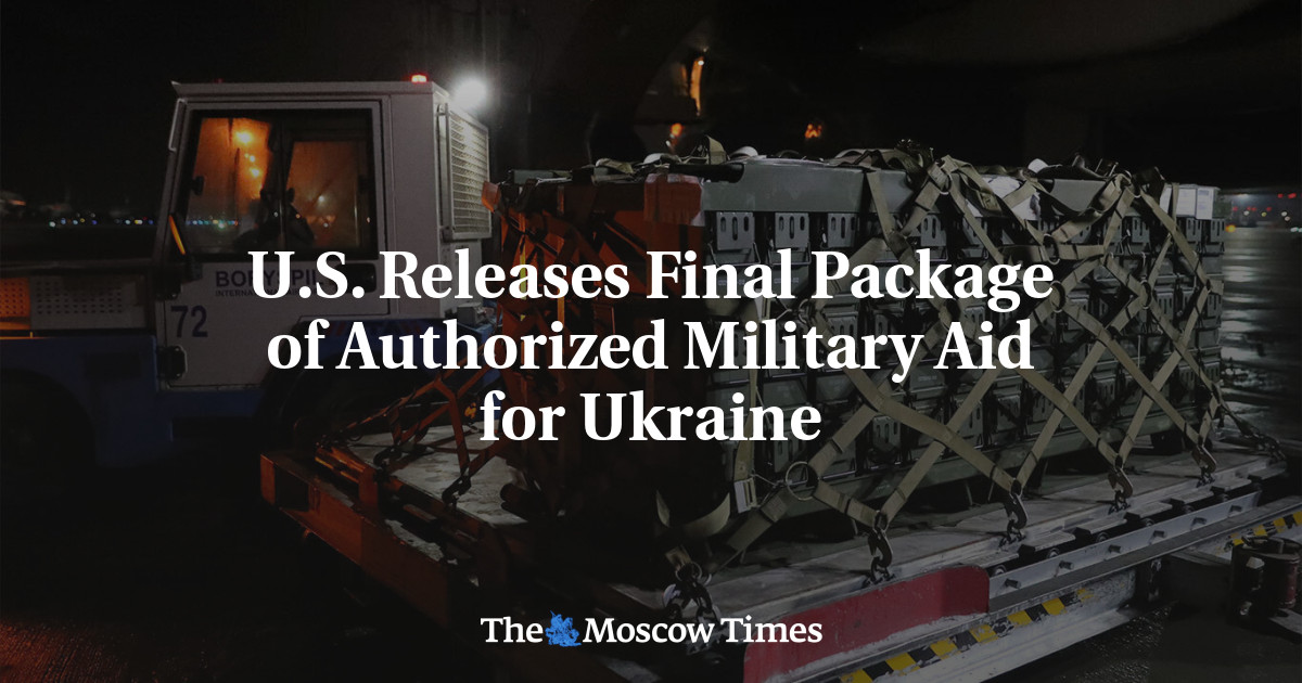 U.S. Releases Final Package of Authorized Military Aid for Ukraine