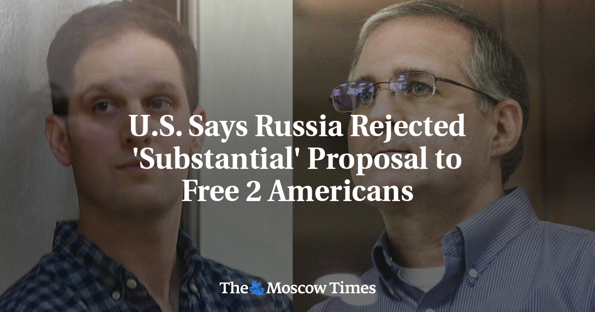U.S. Says Russia Rejected ‘Substantial’ Proposal to Free 2 Americans