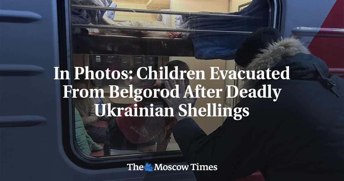 In Photos: Children Evacuated From Belgorod After Deadly Ukrainian Shellings
