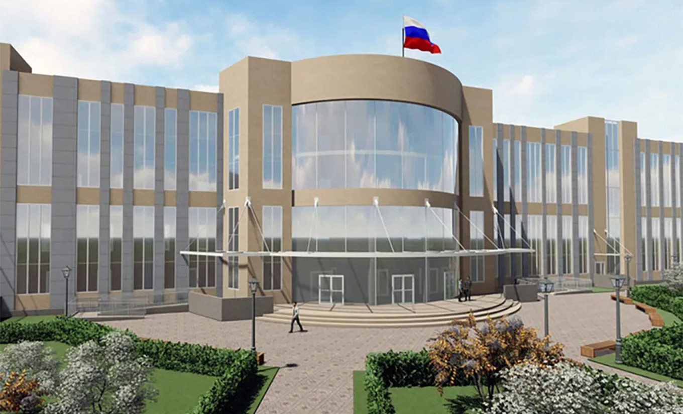  The administration building for the new mega-prison. Federal Penitentiary Service for the republic of Buryatia 