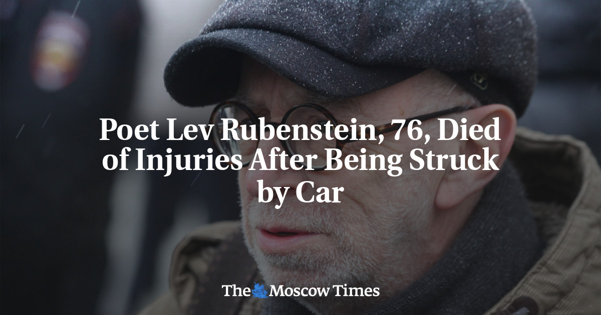 Poet Lev Rubenstein, 76, Died of Injuries After Being Struck by Car