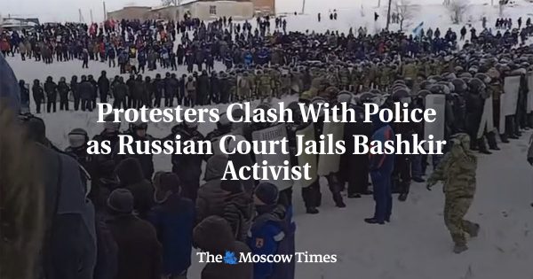 Protesters Clash With Police as Russian Court Jails Bashkir Activist