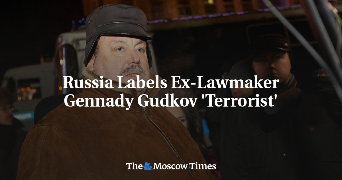 Russia Labels Ex-Lawmaker Gennady Gudkov ‘Terrorist’