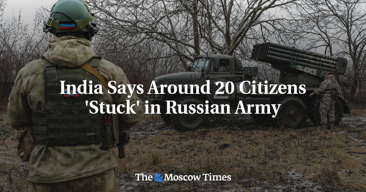 India Says Around 20 Citizens ‘Stuck’ in Russian Army