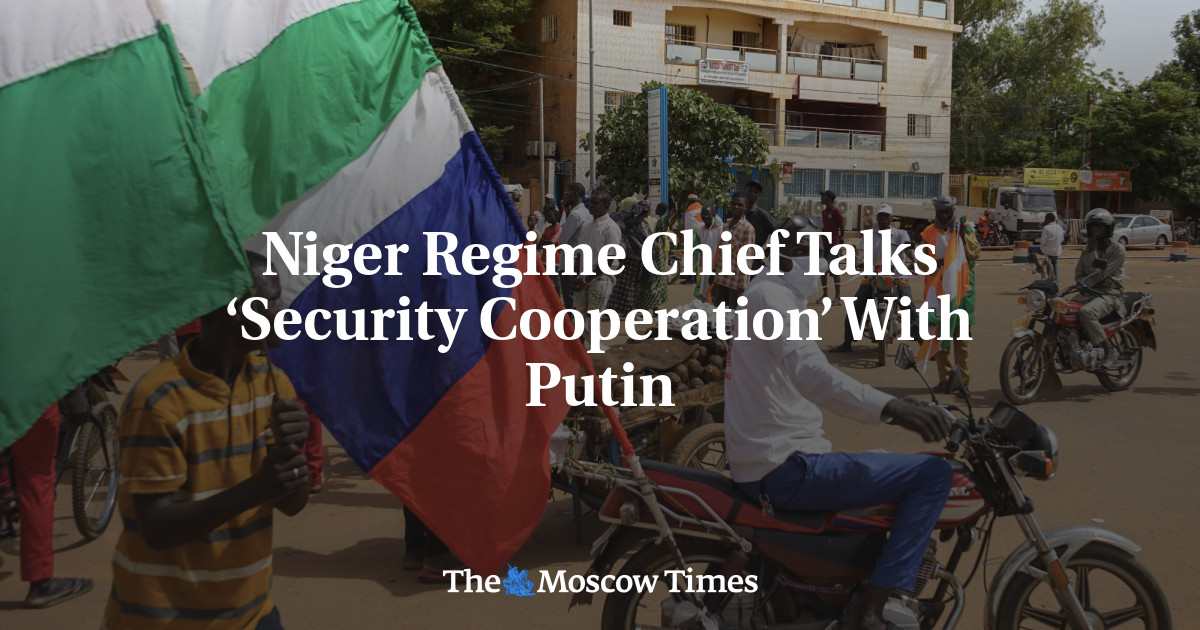 Niger Regime Chief Talks ‘Security Cooperation’ With Putin