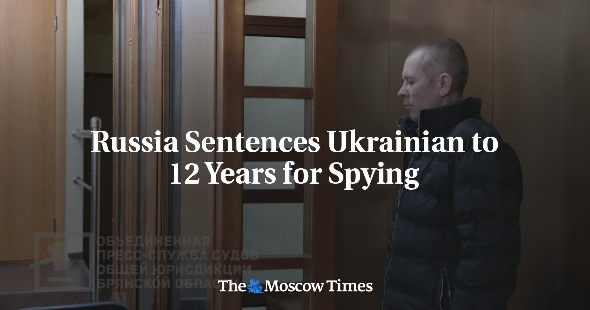 Russia Sentences Ukrainian to 12 Years for Spying