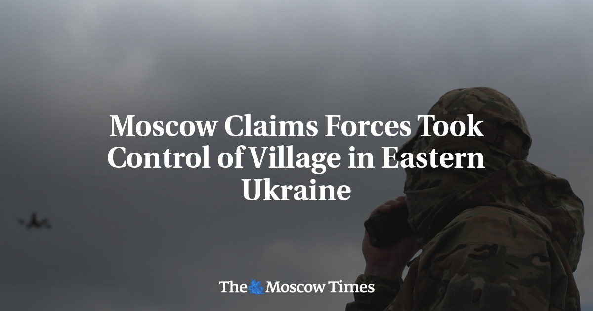 Moscow Claims Forces Took Control of Village in Eastern Ukraine