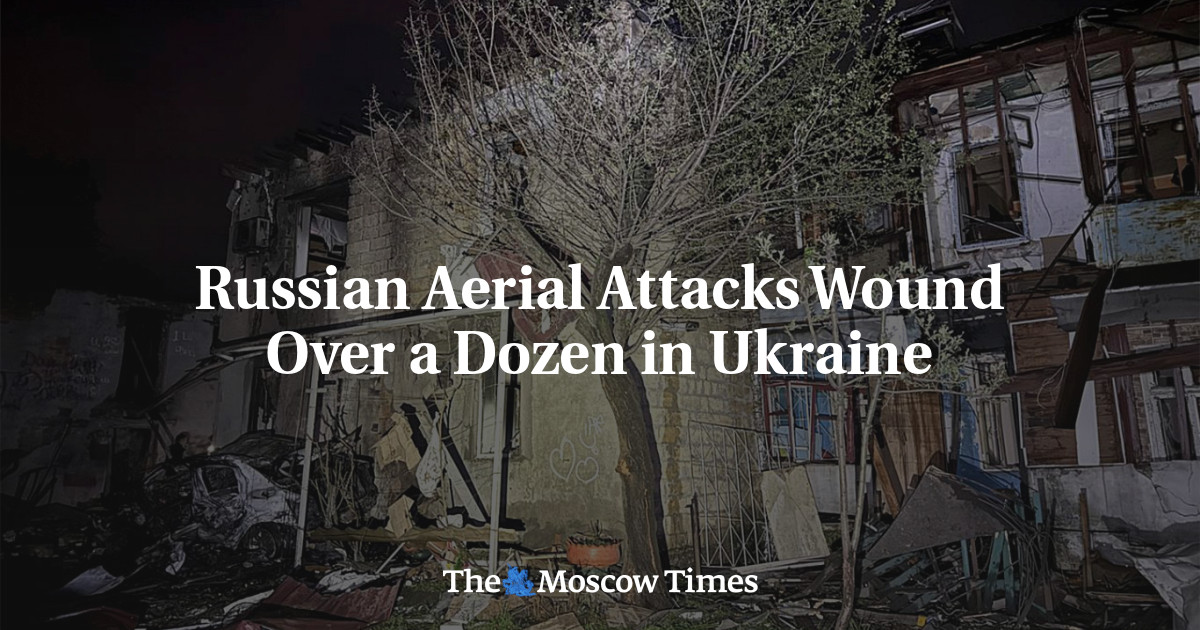 Russian Aerial Attacks Wound Over a Dozen in Ukraine