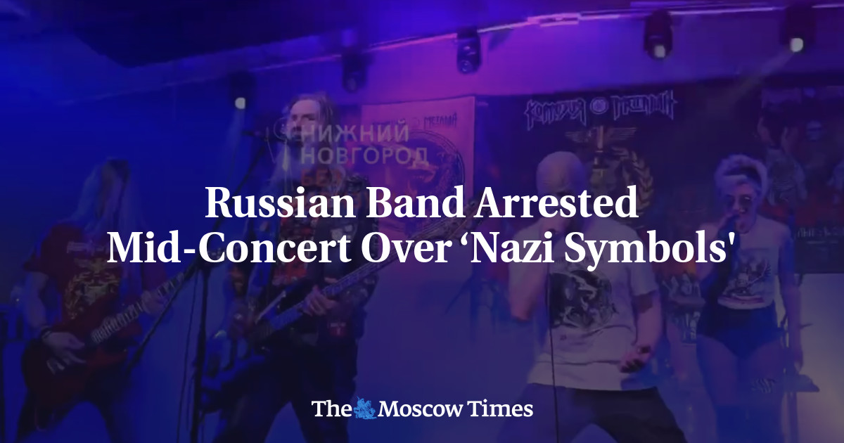 Russian Band Arrested Mid-Concert Over ‘Nazi Symbols’