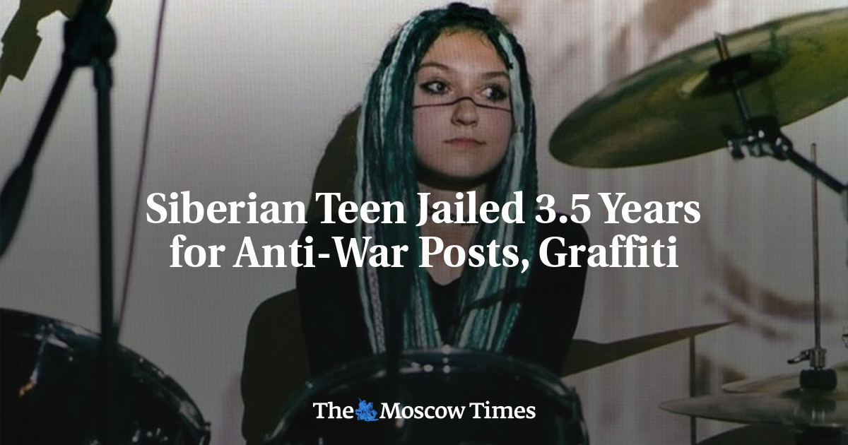 Siberian Teen Jailed 3.5 Years for Anti-War Posts, Graffiti