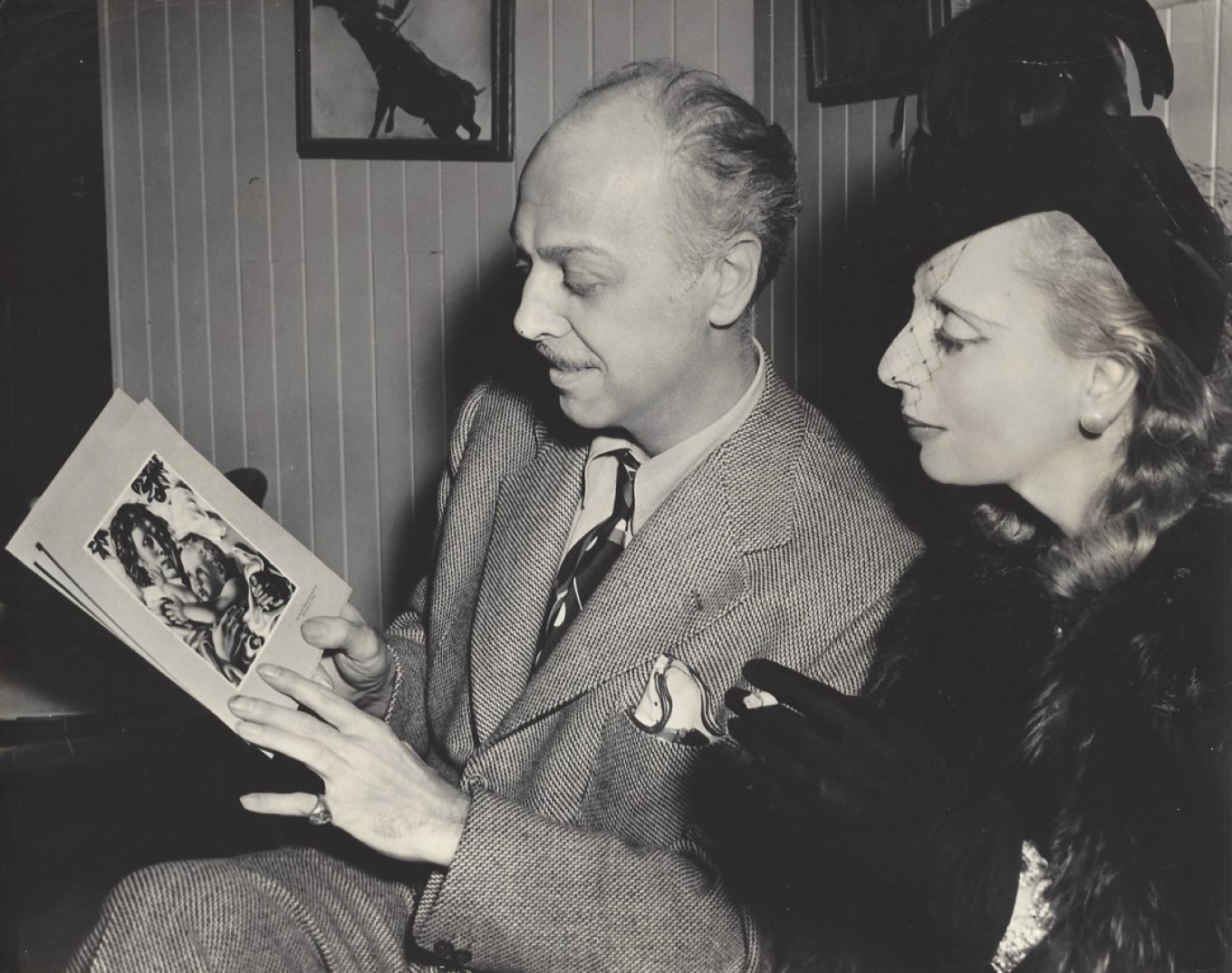  Lempicka with film director Mitchell Liesen, 1941, Hollywood G.E. Richardson, Paramount Photos / Collection of Richard and Anne Paddy 