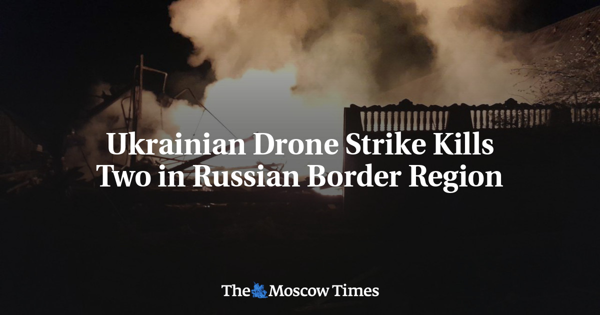 Ukrainian Drone Strike Kills Two in Russian Border Region