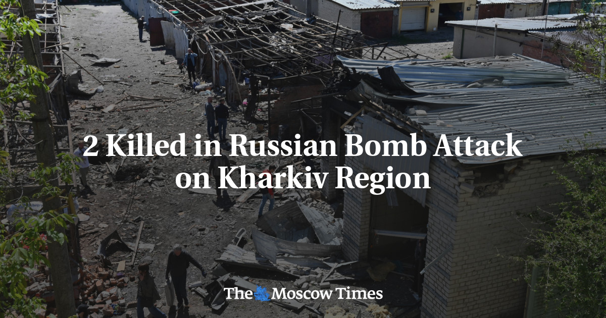 2 Killed in Russian Bomb Attack on Kharkiv Region