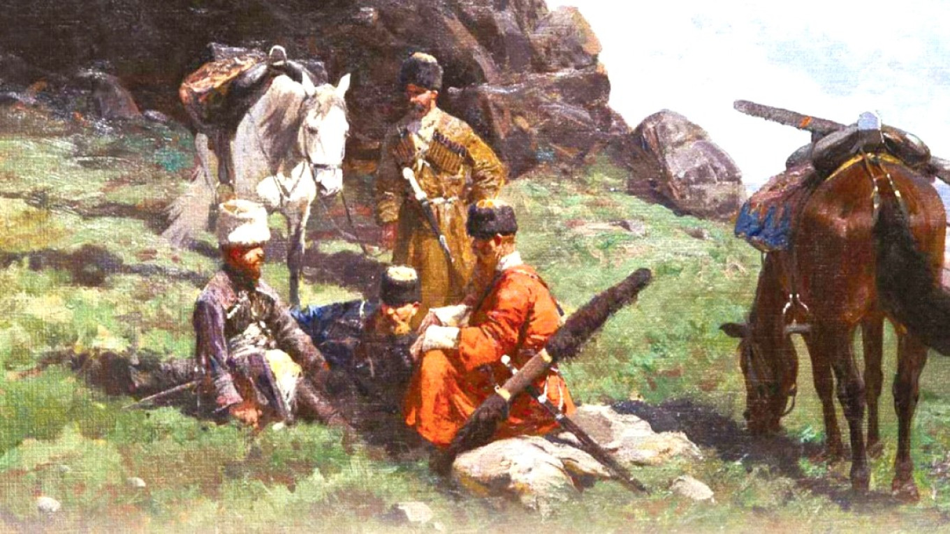  “Cossacks at a Rest Stop” (1890s) by François Alexis Roubaud. Wikimedia Commons 