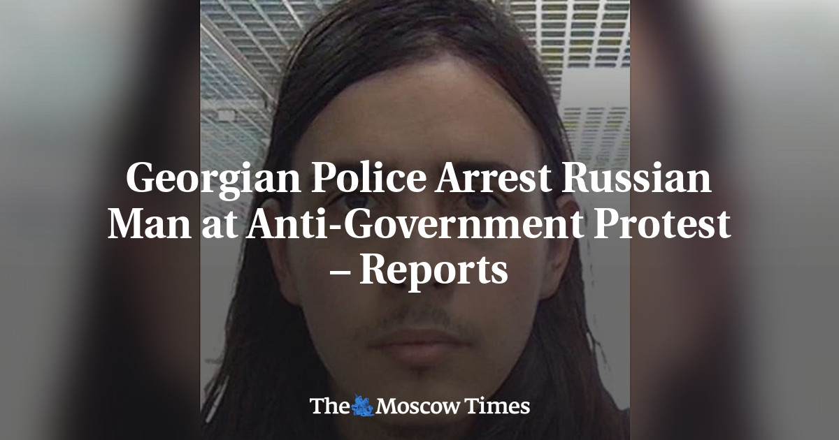 Georgian Police Arrest Russian Man at Anti-Government Protest – Reports