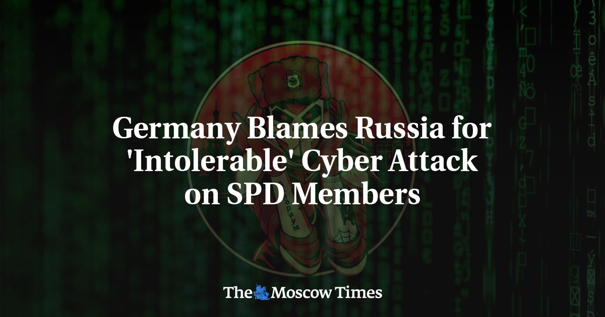 Germany Blames Russia for ‘Intolerable’ Cyber Attack on SPD Members