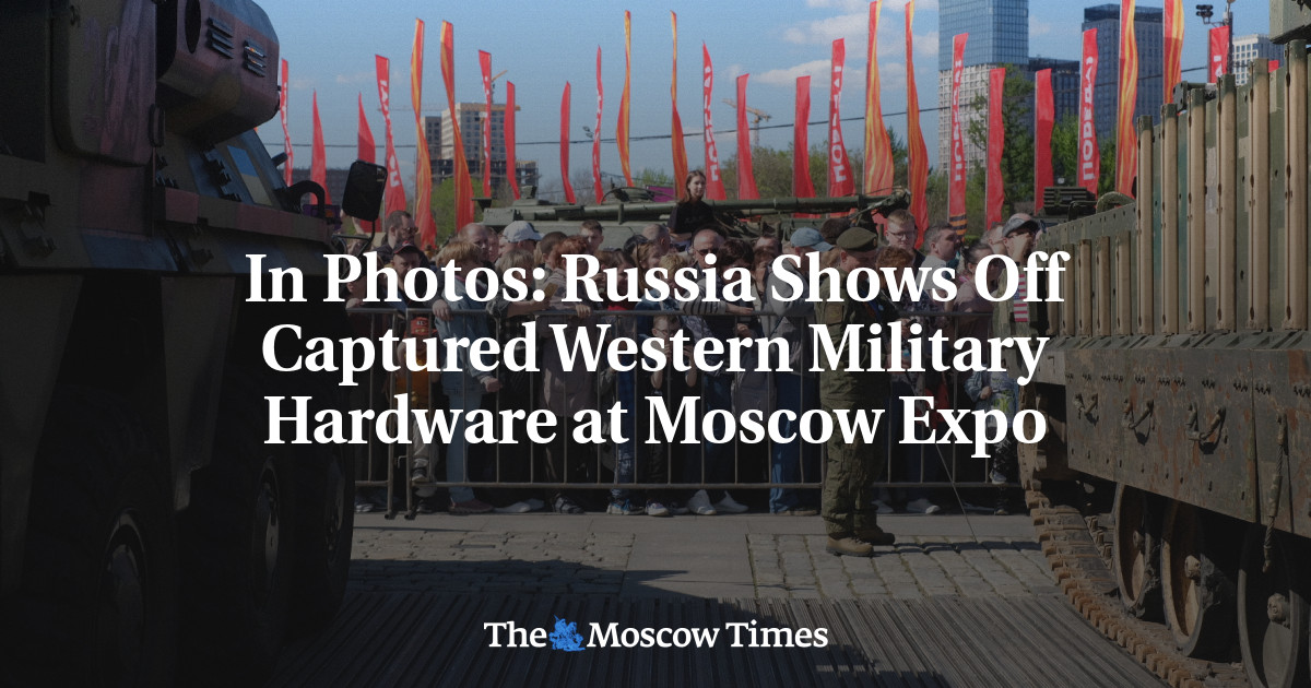 In Photos: Russia Shows Off Captured Western Military Hardware at Moscow Expo