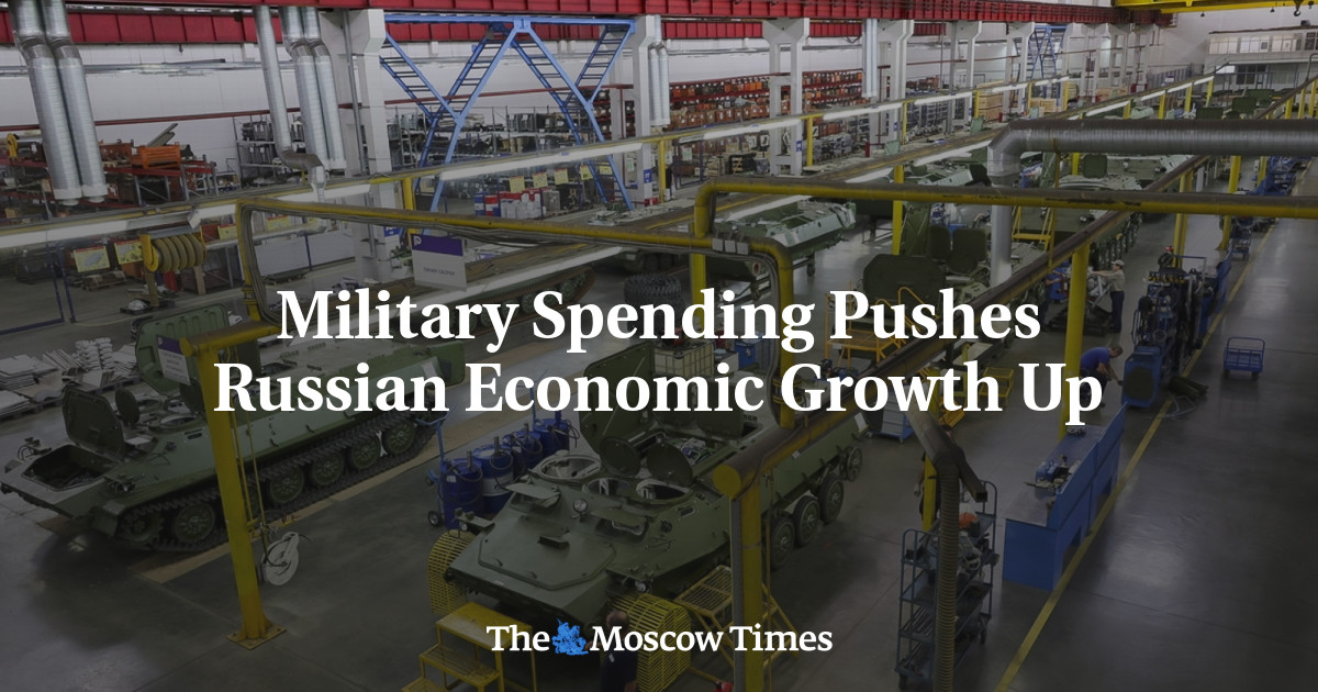 Military Spending Pushes Russian Economic Growth Up