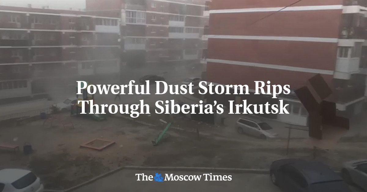 Powerful Dust Storm Rips Through Siberia’s Irkutsk