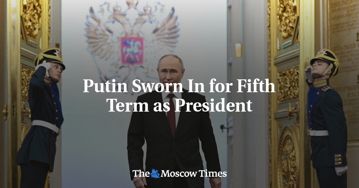 Putin Sworn In for Fifth Term as President