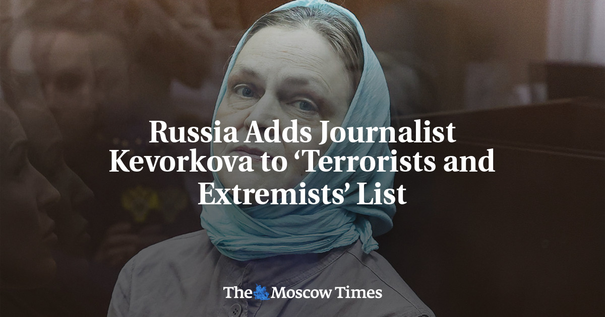 Russia Adds Journalist Kevorkova to ‘Terrorists and Extremists’ List