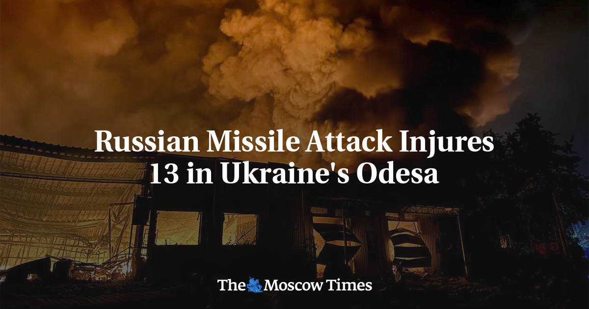 Russian Missile Attack Injures 13 in Ukraine’s Odesa