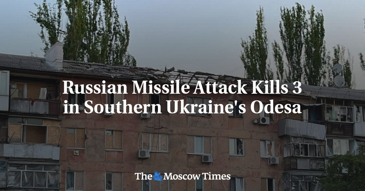 Russian Missile Attack Kills 3 in Southern Ukraine’s Odesa