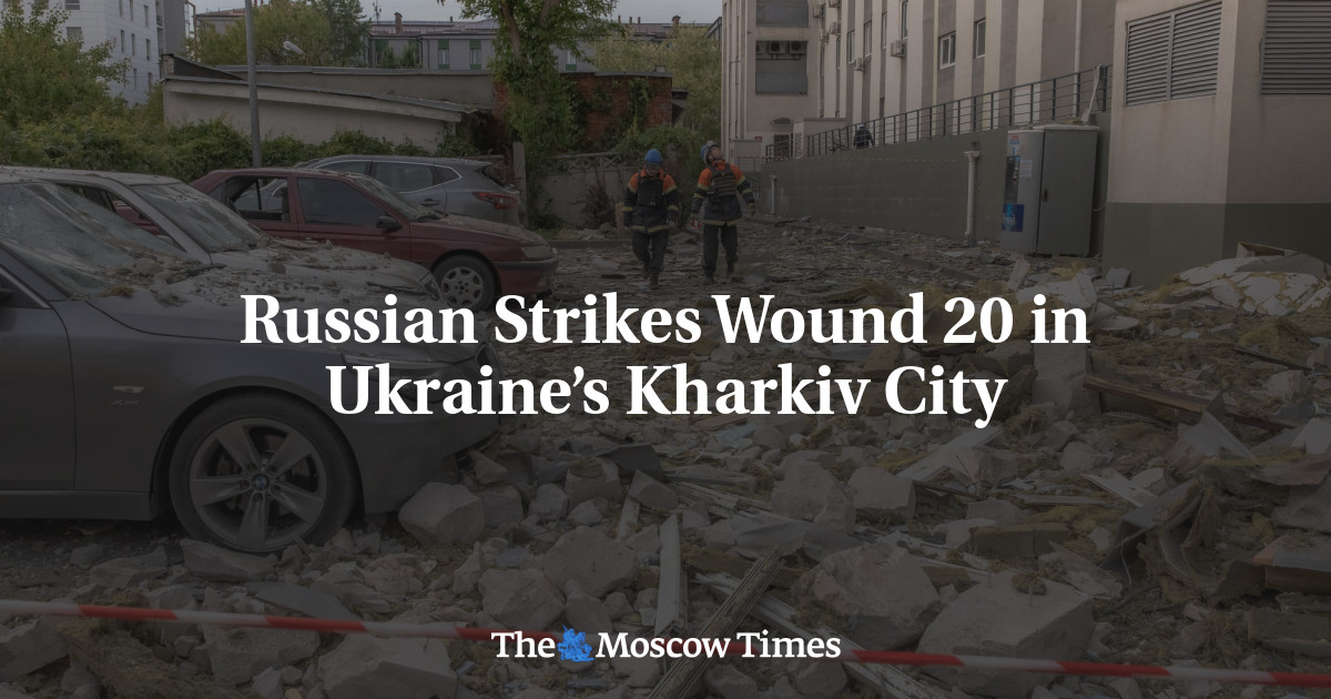 Russian Strikes Wound 20 in Ukraine’s Kharkiv City