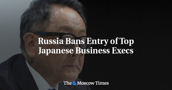 Russia Bans Entry of Top Japanese Business Execs