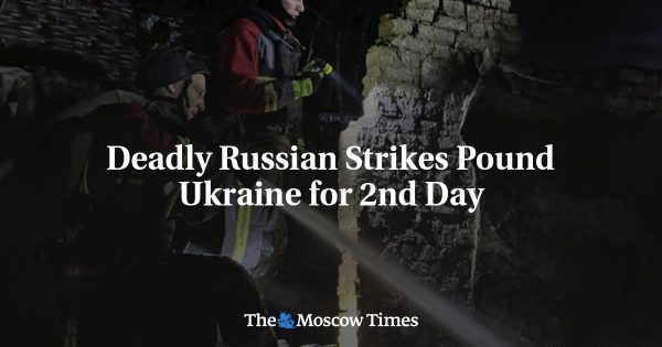 Deadly Russian Strikes Pound Ukraine for 2nd Day